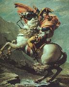 Jacques-Louis David Napoleon Crossing the Saint Bernard oil painting artist